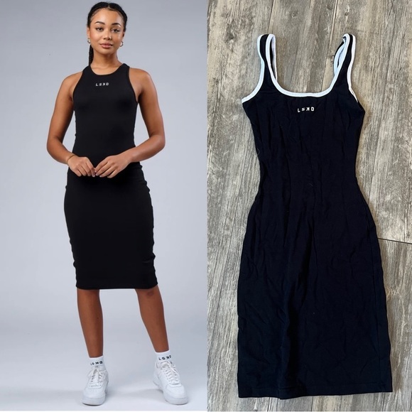 LSKD Dresses & Skirts - Lskd Loose Kid Australia Two Tone Midi Bodycon Dress